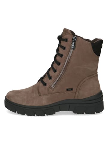 Caprice Leder-Boots in Braun