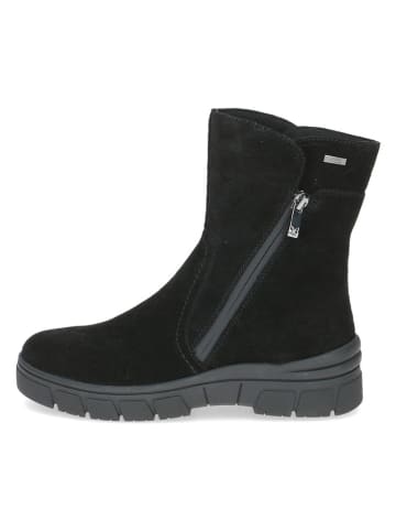 Caprice Leder-Boots in Schwarz