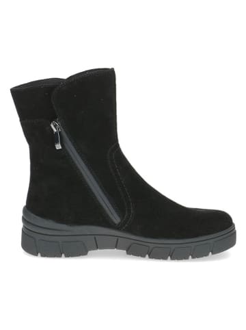 Caprice Leder-Boots in Schwarz