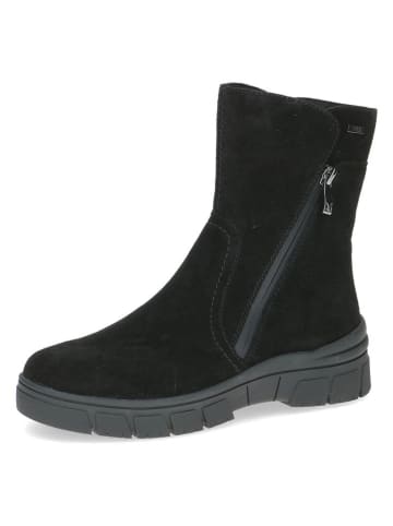 Caprice Leder-Boots in Schwarz