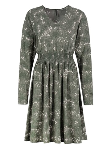 Fresh Made Kleid in Grün/ Weiß