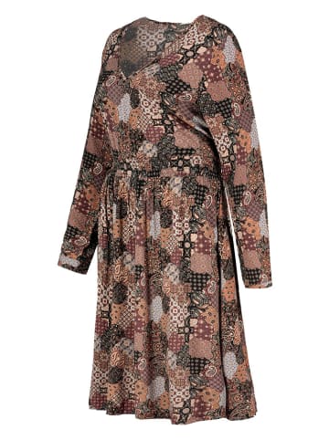 Fresh Made Kleid in Schwarz/ Braun