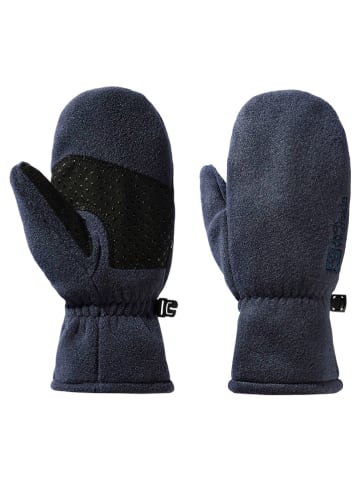Jack Wolfskin Fäustlinge "Fleece" in Dunkelblau
