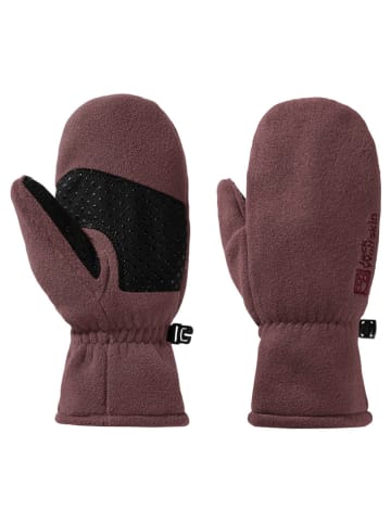 Jack Wolfskin Rękawiczki "Fleece" w kolorze bordowym