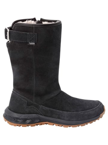 Jack Wolfskin Leder-Winterstiefel "Queenstown Texapore" in Anthrazit