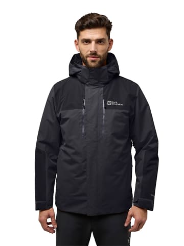 Jack Wolfskin 3-in-1 functionele jas "Jasper" antraciet