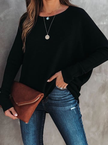 Milan Kiss Longsleeve in Schwarz
