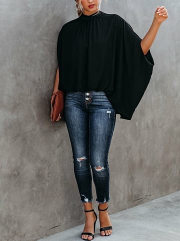 Milan Kiss Bluse in Schwarz