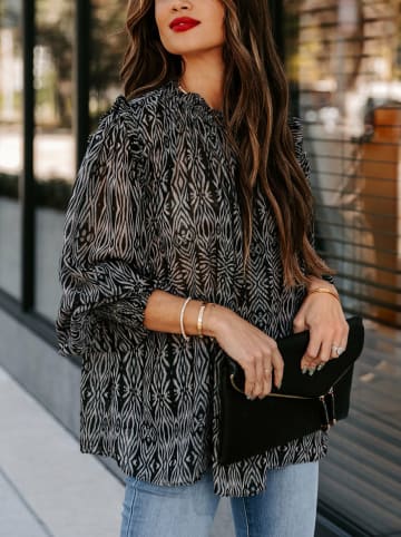 Milan Kiss Bluse in Schwarz