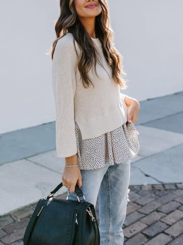 Milan Kiss Pullover in Creme