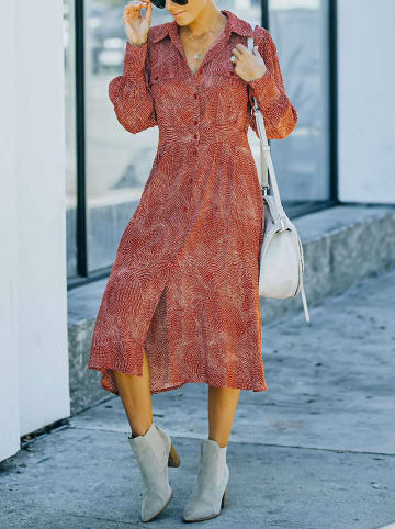 Milan Kiss Blousejurk rood