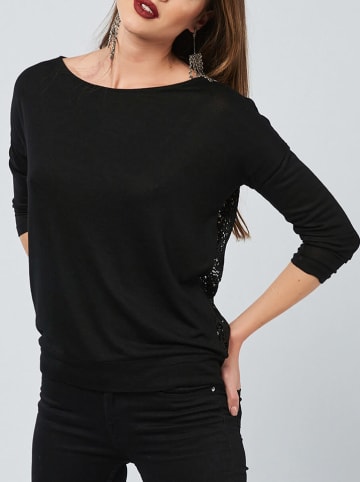 Milan Kiss Longsleeve in Schwarz