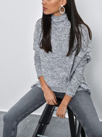 Milan Kiss Bluse in Grau