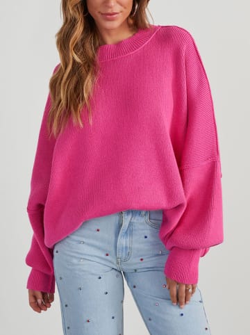 Milan Kiss Sweter w kolorze różowym