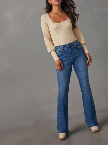 Milan Kiss Pullover in Beige