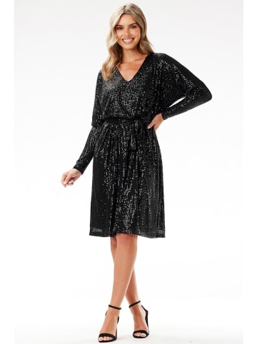 Awama Kleid in Schwarz