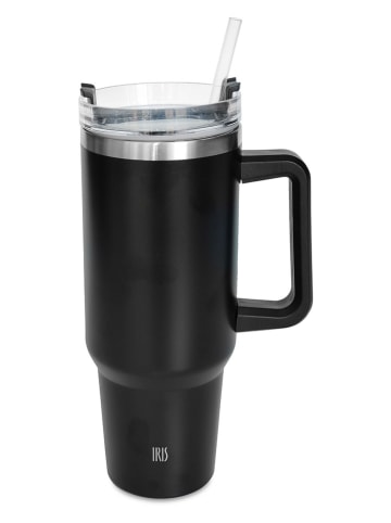 IRIS Kubek termiczny w kolorze czarnym - 1,2 l