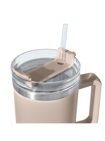 IRIS Edelstahl-Thermobecher in Beige - 1,2 l