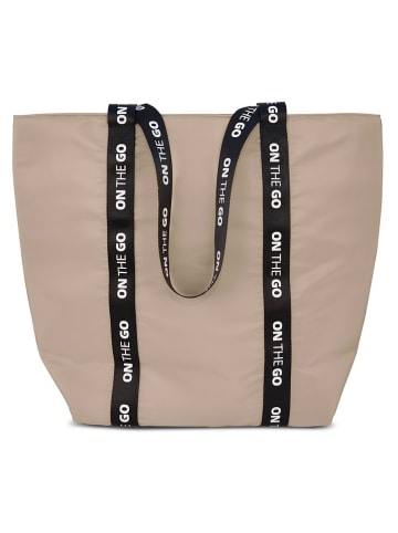 IRIS Isolier-Lunchtasche "On the go" in Beige - (B)44 x (H)37 x (T)16 cm