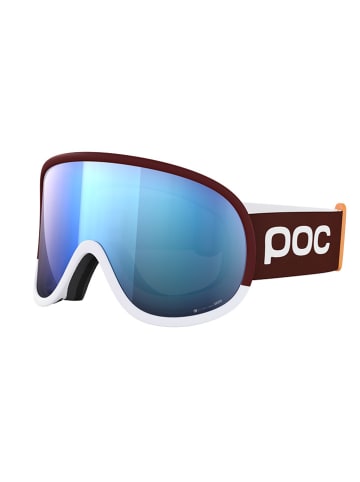POC Ski-/ Snowboardbrille "Retina Big Clarit" in Weiß/ Braun/ Blau