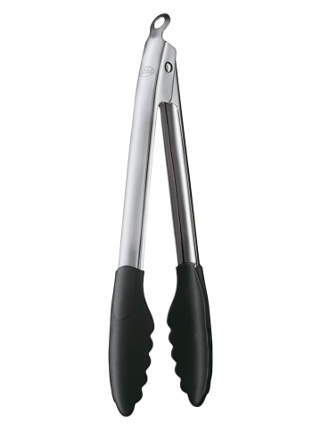 Rösle Küchenzange in Schwarz/ Silber - (L)23 cm