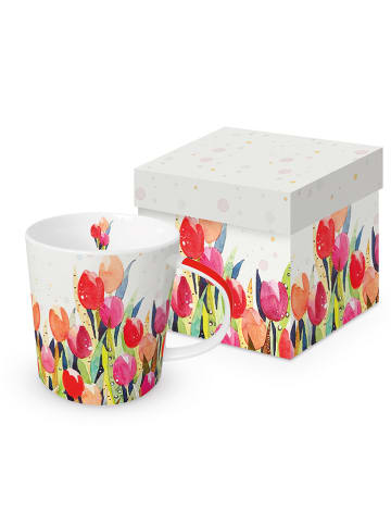 ppd Jumbotasse "Tulip Splash" in Bunt - 350 ml