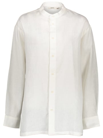 Pangaia Linnen blouse "DNA" wit