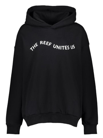 Pangaia Hoodie "Coral Garden" in Schwarz
