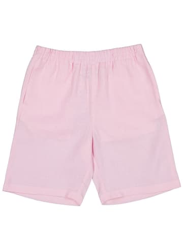 Pangaia Leinen-Shorts "DNA" in Rosa