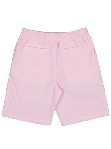Pangaia Leinen-Shorts "DNA" in Rosa