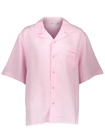 Pangaia Leinen-Hemd "DNA" in Rosa