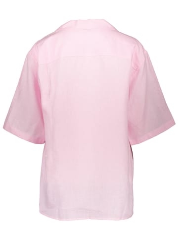Pangaia Leinen-Hemd "DNA" in Rosa