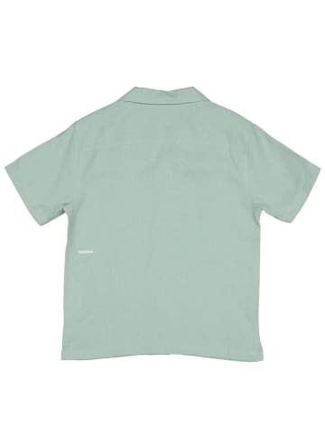 Pangaia Linnen blouse "DNA" groen