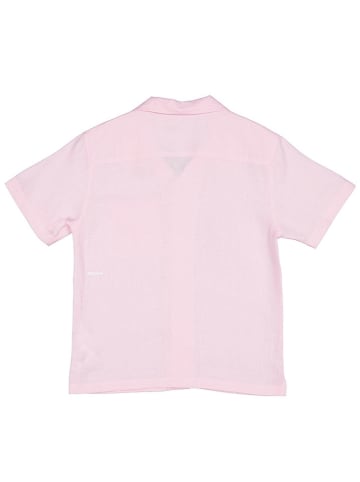 Pangaia Leinen-Hemd "DNA" in Rosa
