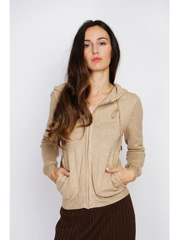 ASSUILI Kardigan w kolorze beżowym