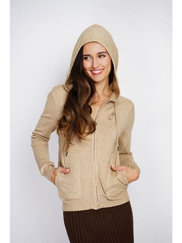 ASSUILI Kardigan w kolorze beżowym