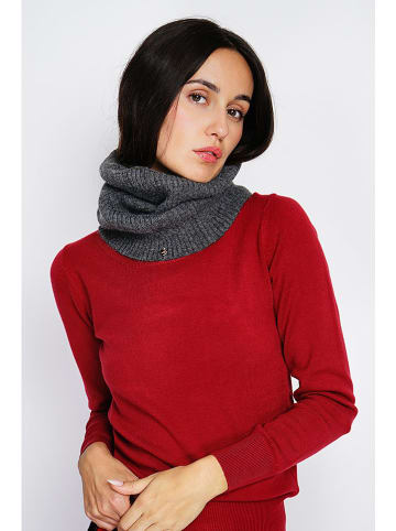 ASSUILI Loop-Schal in Grau - (L)40 cm