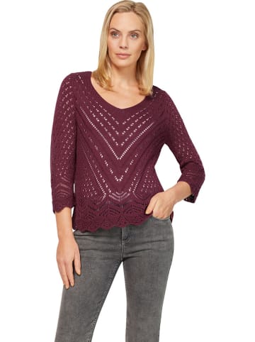 Heine Sweter w kolorze bordowym
