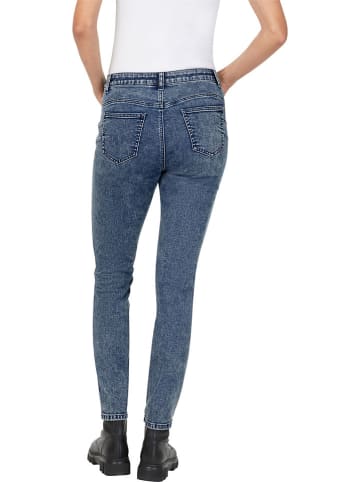 Heine Dżinsy push-up - Slim fit - w kolorze niebieskim