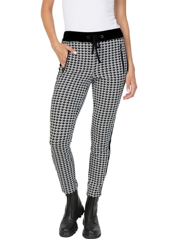 Heine Sweatbroek zwart/wit