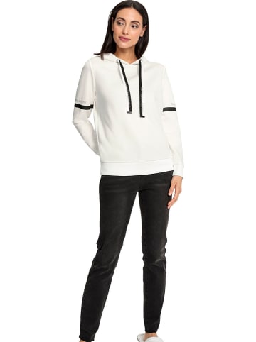 Heine Hoodie in Weiß/ Schwarz