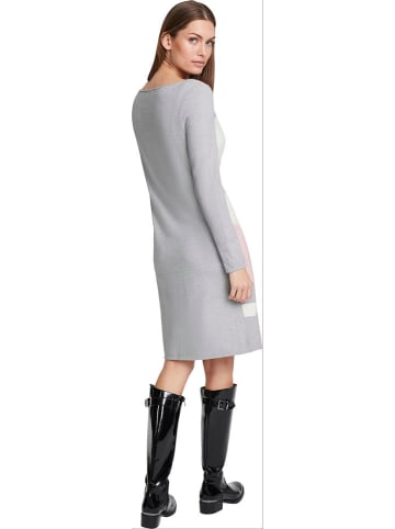Heine Strickkleid in Grau/ Rosa