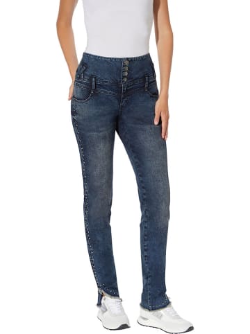 Heine Spijkerbroek - slim fit - donkerblauw