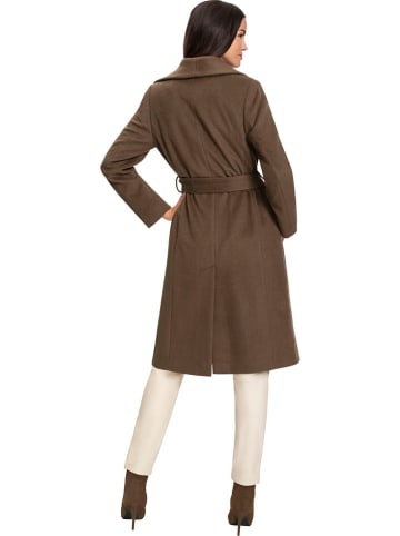 Heine Wintermantel bruin