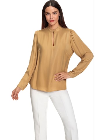 Heine Bluse in Hellbraun