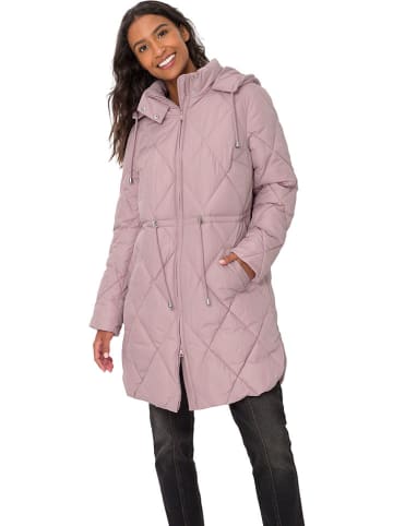 Heine Steppmantel in Rosa