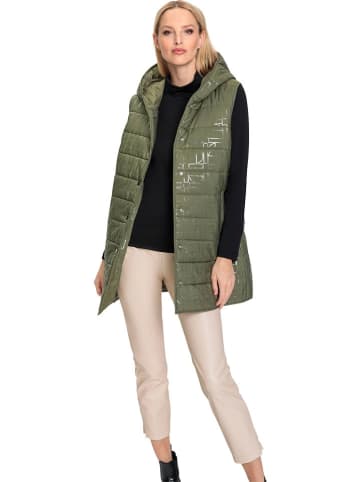 Heine Doorgestikte bodywarmer groen