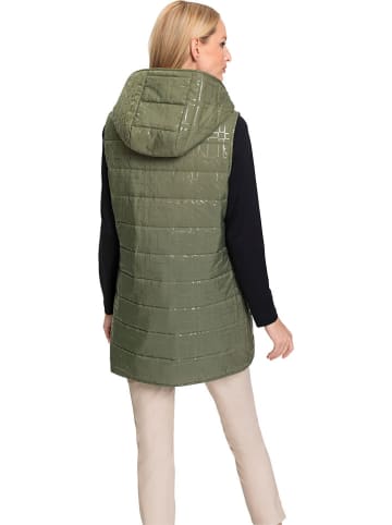 Heine Doorgestikte bodywarmer groen