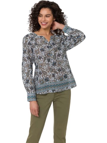 Heine Bluse in Hellblau/ Braun