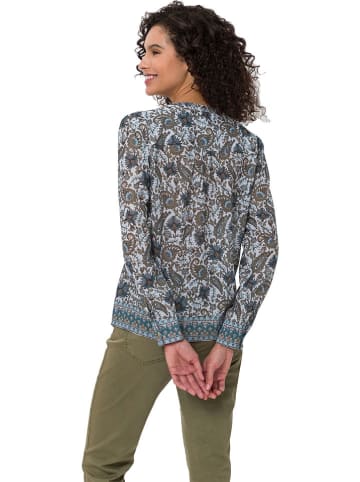 Heine Bluse in Hellblau/ Braun